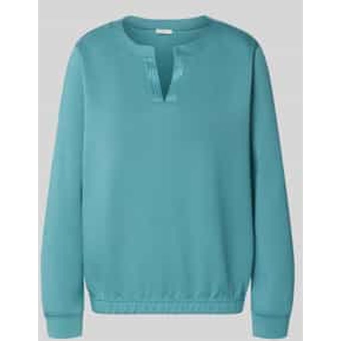 Regular fit sweatshirt met viscose