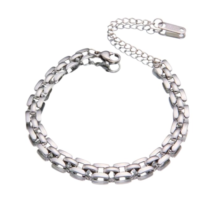 Armband-Solea-RVS-zilverkleurig-17+5cm-Charme Bijoux