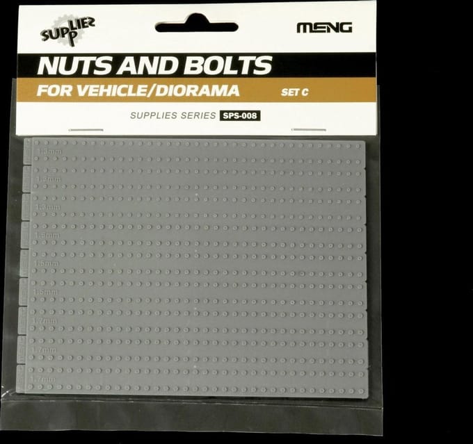 Meng Model Modelbouwdecoratie - SPS008 Nuts and Bolts Set C Accessoires set