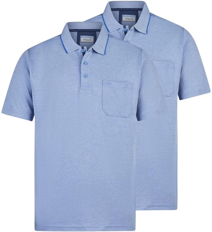 Redmond Heren poloshirt 2 pack Basic