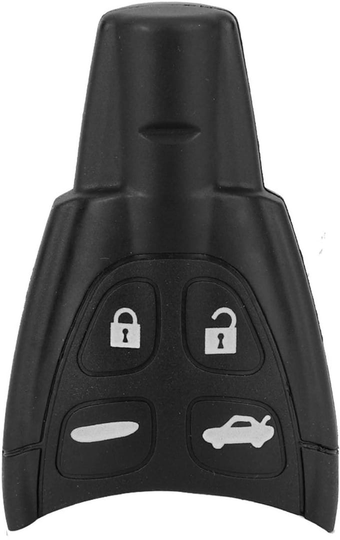 Dailygoods - Vervangende Autosleutel Case met 4 Knoppen