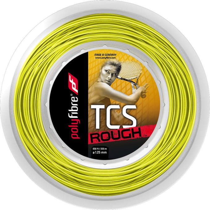 Polyfibre TCS Rough Rol Snaren 200m-Geel