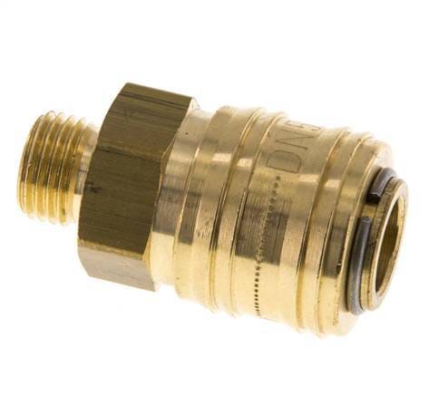 Messing DN 5.5 (Orion) Luchtkoppeling Snelkoppeling G 1/4 inch Buitendraad