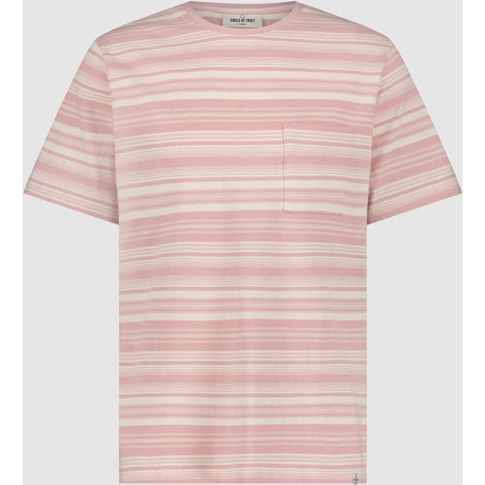 Circle of Trust Thomas Tee Aged Pink Taglia: XXL | Magliette basic Outlet | Uomo | Rosa