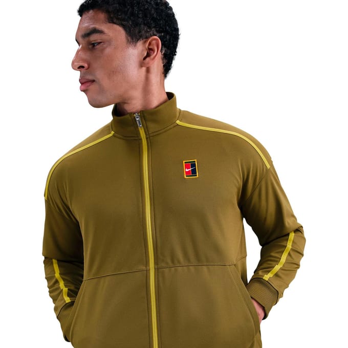 Nike Jannik Sinner Court Heritage Trainingsjack Heren-olijf