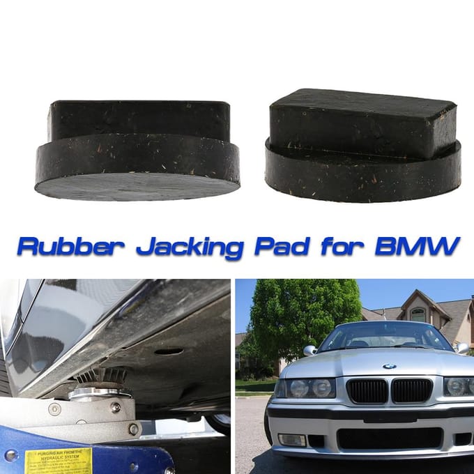 Rubber Jacking Pad Tool Jack Pad Adapter om dorpelschade te voorkomen voor BMW gray