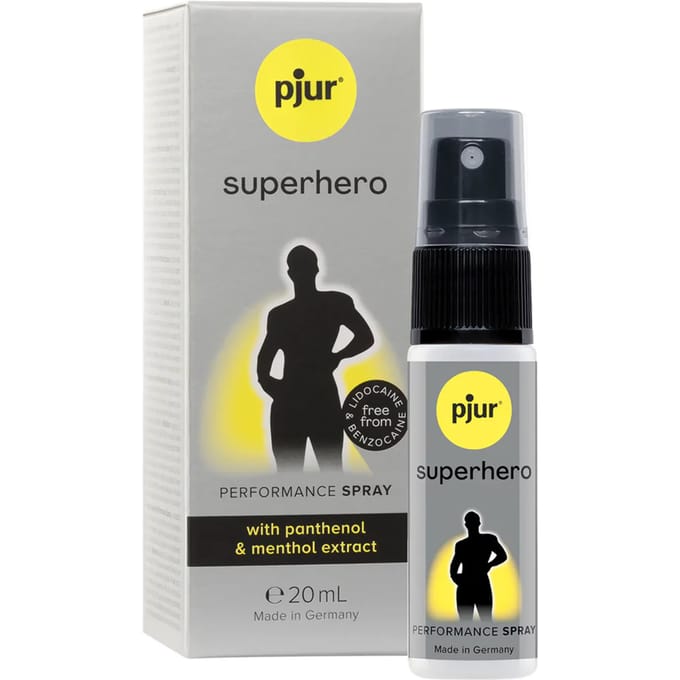 Pjur Superhero - Delayspray - Stel je Zaadlozing Uit - 20ml