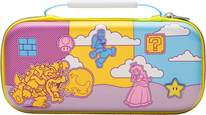 PowerA Protection Case for Nintendo Switch - OLED Model, Nintendo Switch and Nintendo Switch Lite - Mushroom Kingdom Pop Art