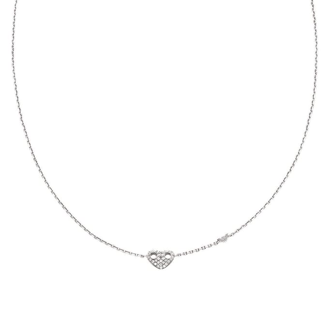 Emporio Armani EG3646040 Dames Collier 38 cm - Zilverkleurig