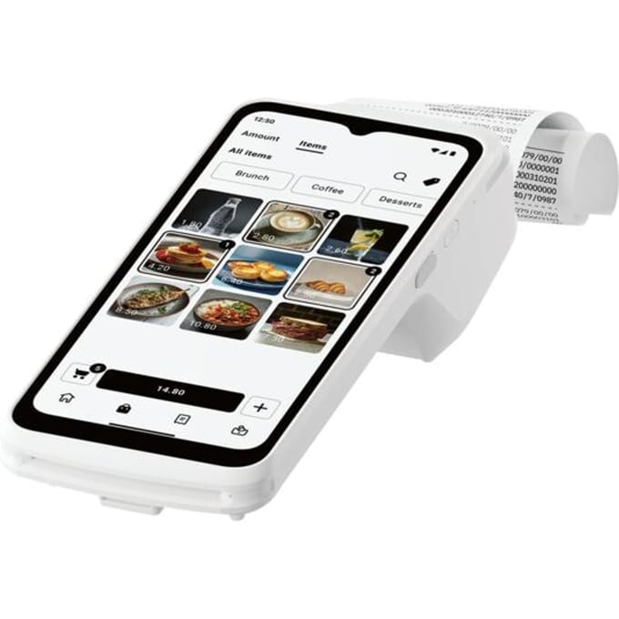 SumUP betaalterminal - touchscreen - WLAN - geïntegreerde printer - zilver