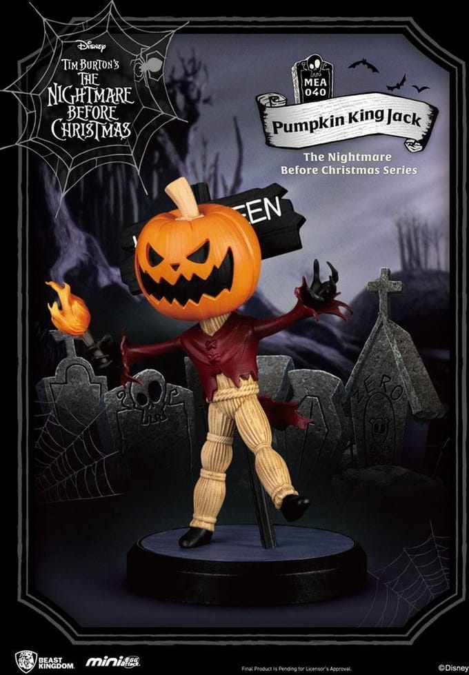 Nightmare Before Christmas Mini Egg Attack Pumpkin Jack 8 cm