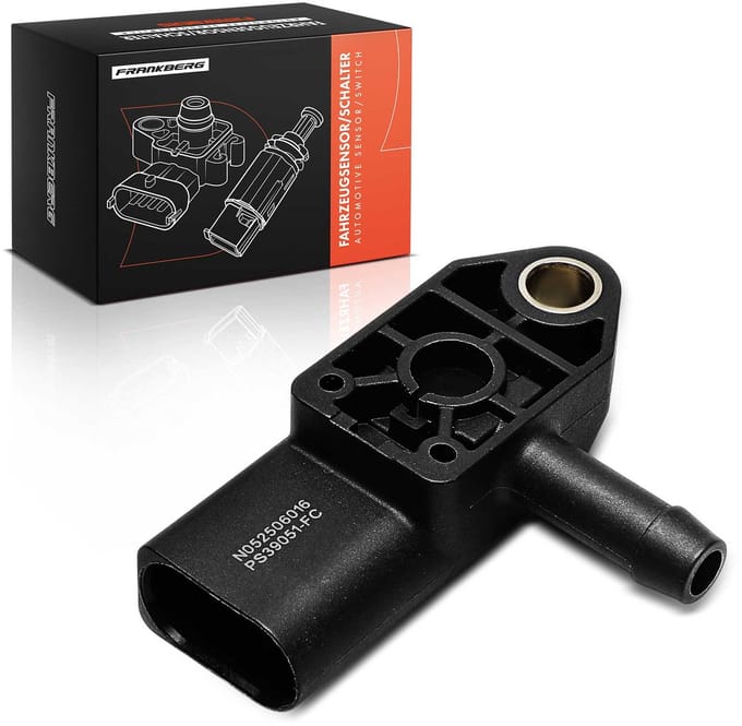 Frankberg 1x Sensor Uitlaatgasdruk voor VW