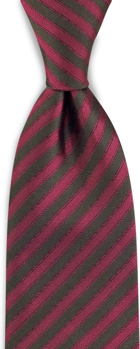 We Love Ties - Stropdassen - Stropdas Cosy Conversation - fuchsia / grijs