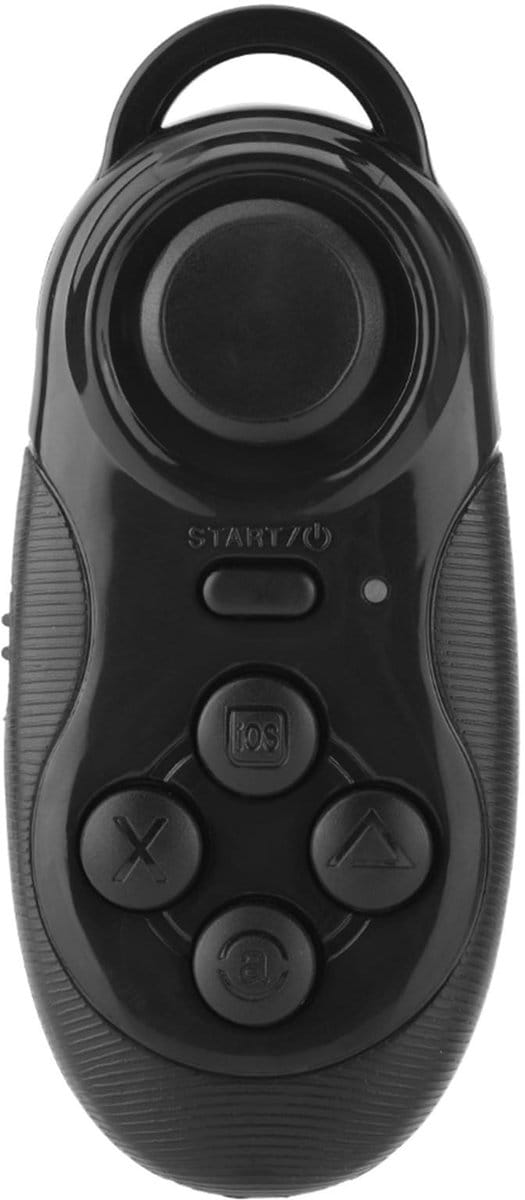 Allecto - Mini Draadloze Afstandsbediening Gamepad - Bluetooth-controller - Draagbaar - Gamecontroller - Selfie Timer - Multifunctioneel