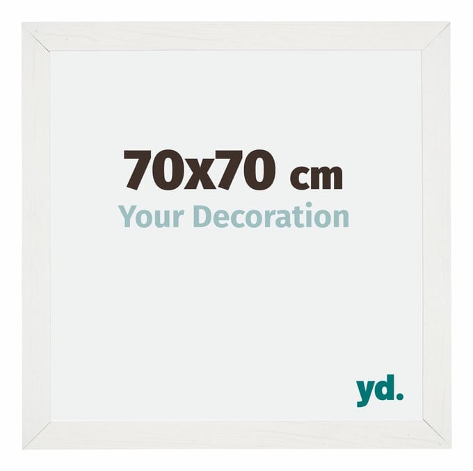 Your Decoration - Fotolijst 70x70 cm - MDF - Wit Geveegd - Mura