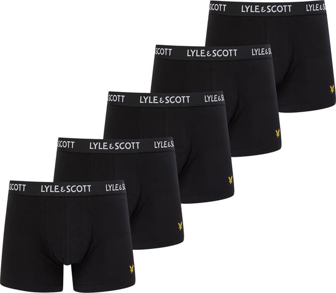 Lyle & Scott Miller Boxershorts Heren (5-pack) - Maat M