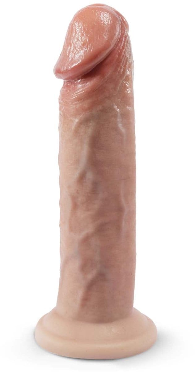 SILEXD - Premium Real Skin Dildo - Model 2 - 15 cm - Lichte Huidskleur