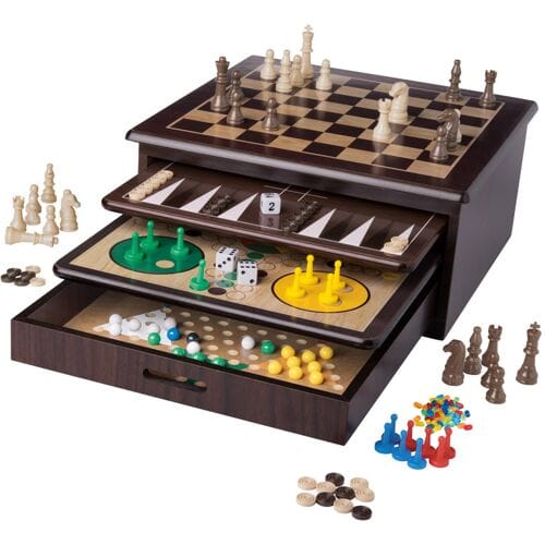 LUPILU 10-in-1 houten spellendoos