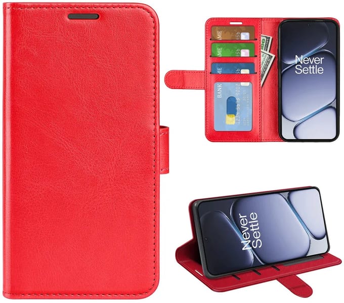MobyDefend Hoesje - Geschikt voor Xiaomi Redmi Note 15 Pro 4G - Wallet Book Case (Sluiting Achterkant) - Rood