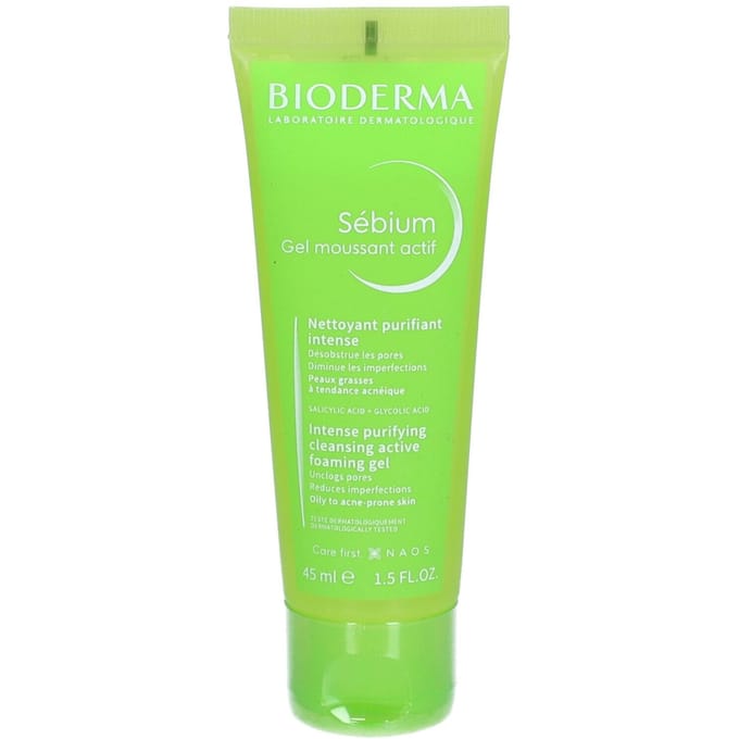 Bioderma Sebium Schuimende Reinigingsgel 45ml