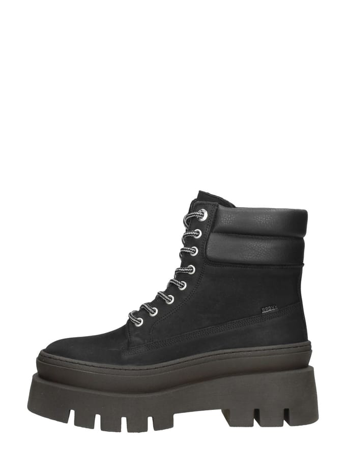 Bronx Evi-Ann Veterschoenen Hoog - zwart - Maat 37
