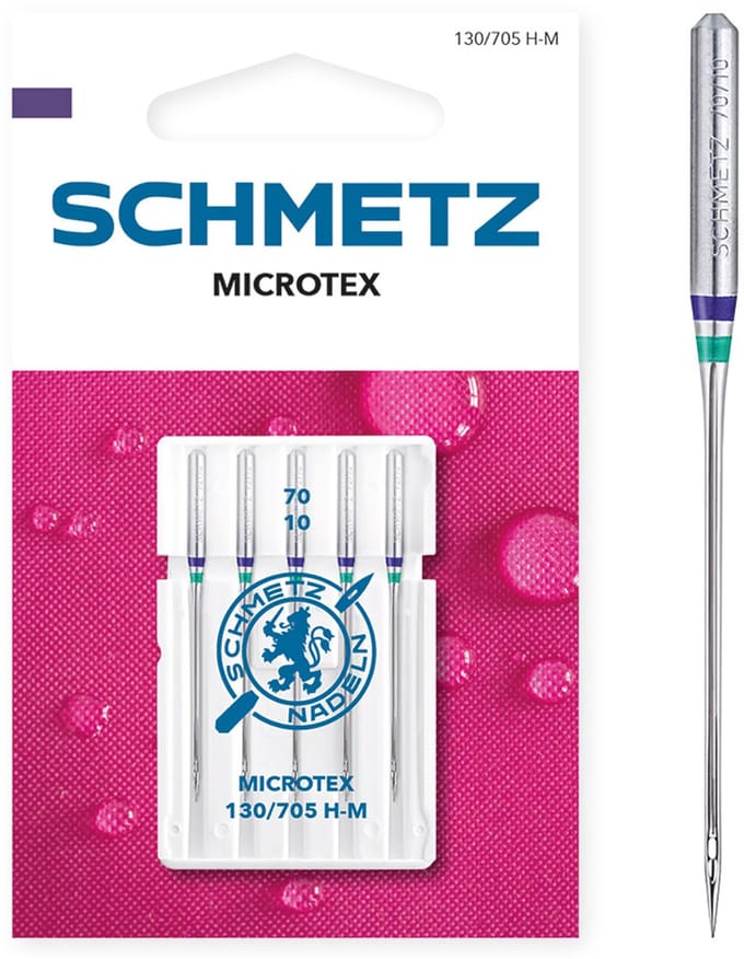 Naaimachinenaalden microtex dikte 70