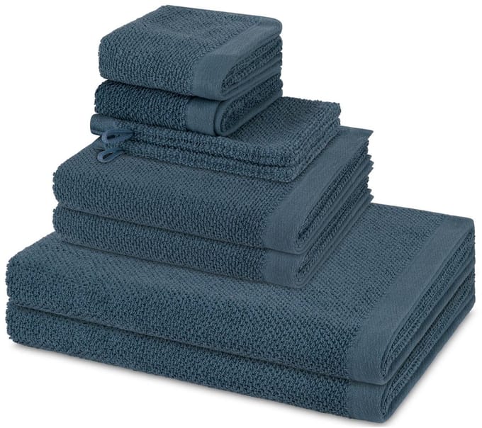Möve Sonstiges 2 X washandjes 2 X gasten- 2 X douche- 2 X handdoek - in set 8 pack Bliss