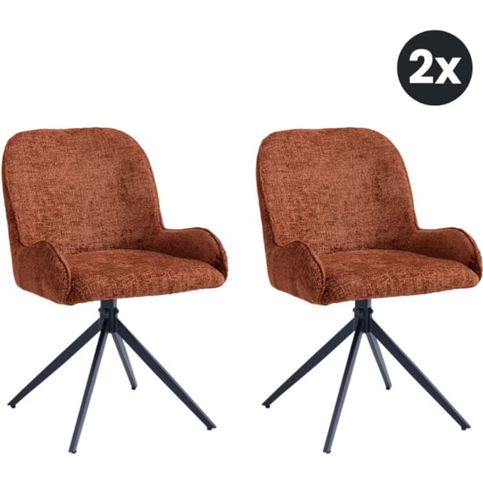 Multifurn 2x eetkamerstoel lily (set van 2)