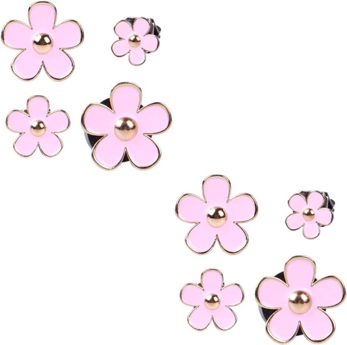 Auto Opfrisser Clips - Bloem Aromatherapie - Auto Interieur - Bloemvormig Ontwerp - 8 Stuks - Roze