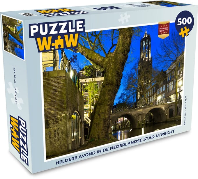 Puzzel Utrecht - Boom - Water - Legpuzzel - Puzzel 500 stukjes