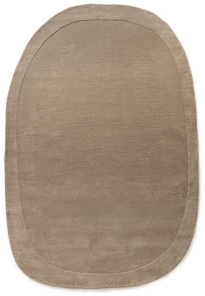 Organisch vloerkleed wol - Flyt beige 160x240