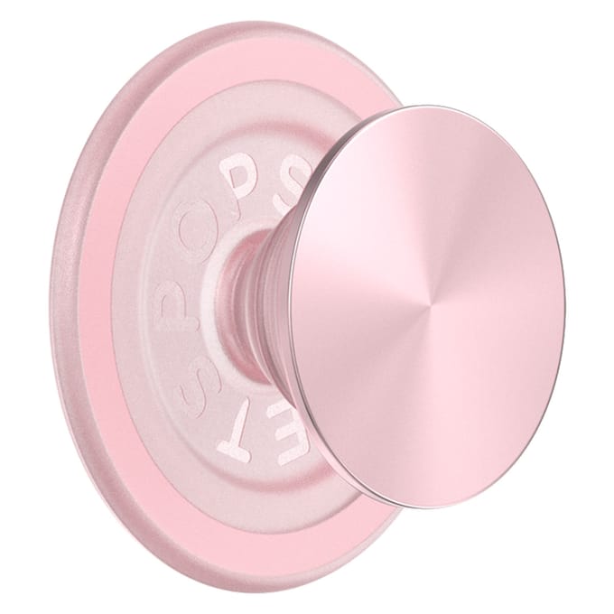 PopSockets PopGrip geschikt voor MagSafe Round - Aluminum Dusty Rose