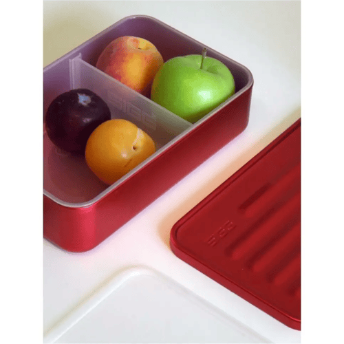 SIGG | Metal Food Box Plus Large 1.4L red | Lunchbox