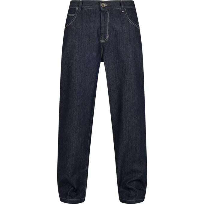 Southpole - Embossed Denim Broek rechte pijpen - Taille, 30 inch - Blauw