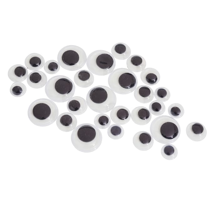 Creativ Company Wiggle Eyes Glow in the Dark Self Adhesive 30pcs.