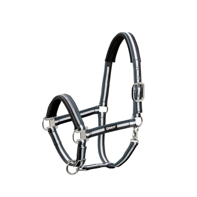 Eskadron Headcollar Pin Buckle Pony Nightblue-Creme-Ashblue