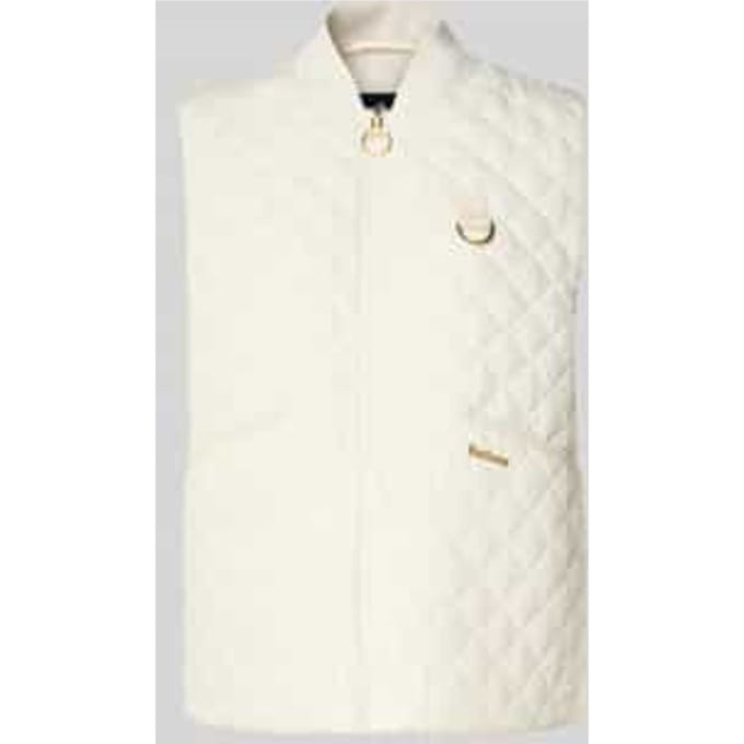 regular fit doorgestikte bodywarmer met label-applicatie model ´ROSALIE`