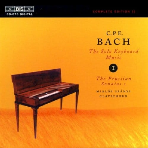 Miklós Spányi - C.P.E. Bach: Solo Keyboard Music Vol 1 (CD)