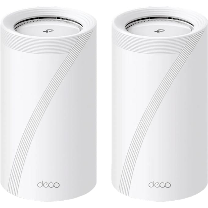 TP-Link Deco BE85 BE19000 Tri-Band Whole Home Mesh (2-Pack) - Mesh router 802.11a/b/g/n/ac/ax/be (Wi-Fi 7)