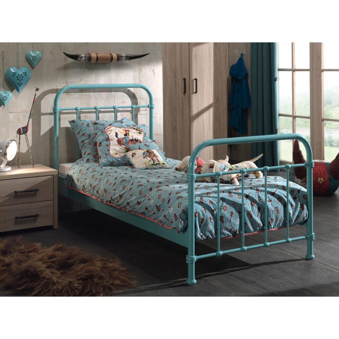 LUCEVI - New York Bed 90x200cm - Mint