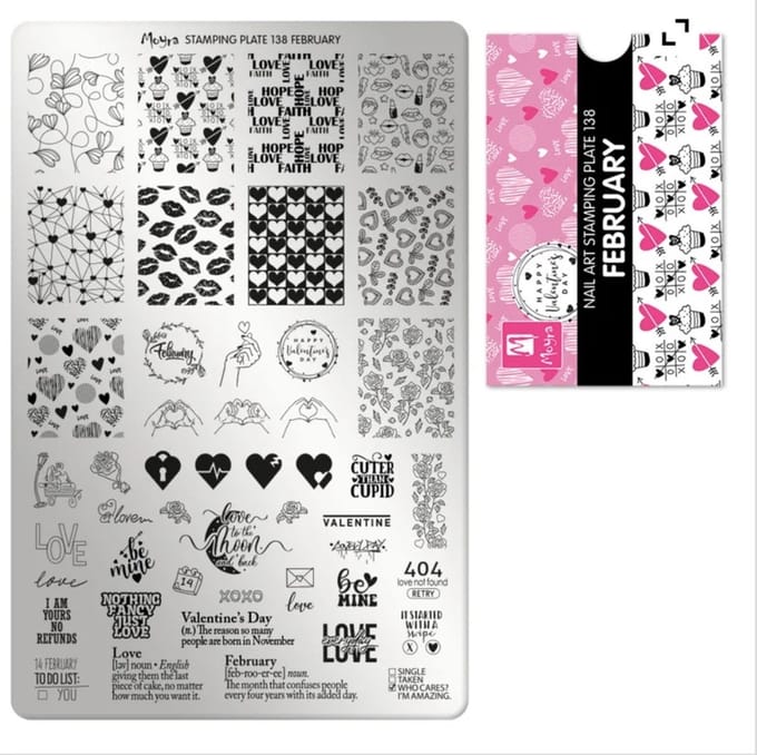 Moyra Moyra Stamping Plate - 138 February