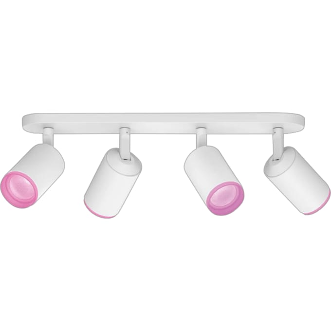 Philips Hue Fugato Opbouwspot White and Color - Wit - 4-spots