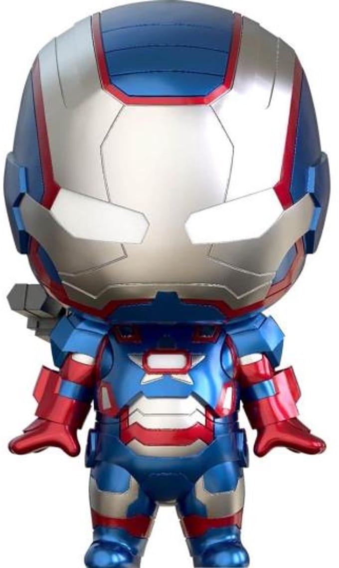 Hot Toys Iron Patriot Marvel Iron Man Cosbaby