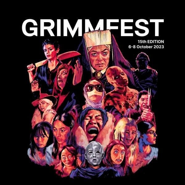 GRIMMFEST 2023 Hoodie - Black - S - Zwart