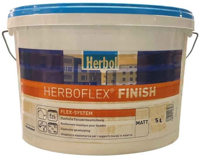 Herbol Herboflex Finish  5l Matt De matte systeem-coating met hoge weerbestendigheid