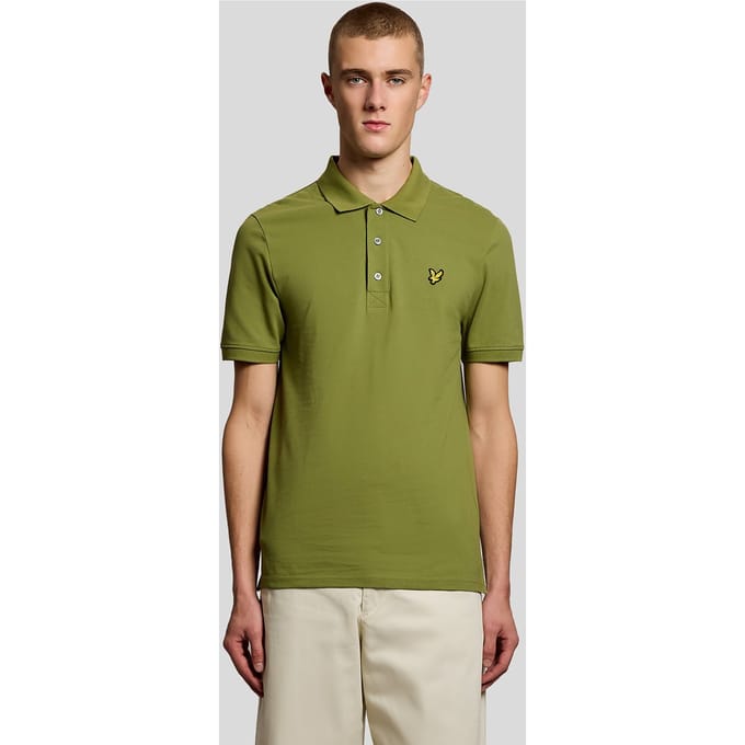 Lyle & Scott Plain Polo Heren - Maat M