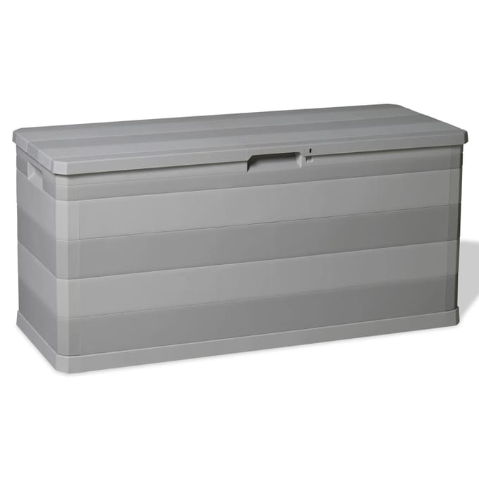 vidaXL - Tuinbox - 117x45x56 - cm - grijs