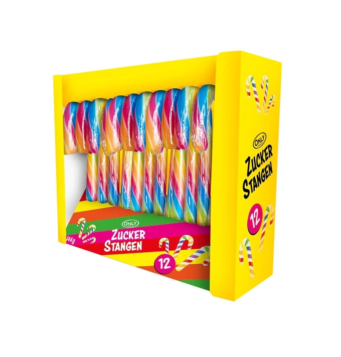 Seulement des sucettes Sapin de Noël Colorées 12 pcs.