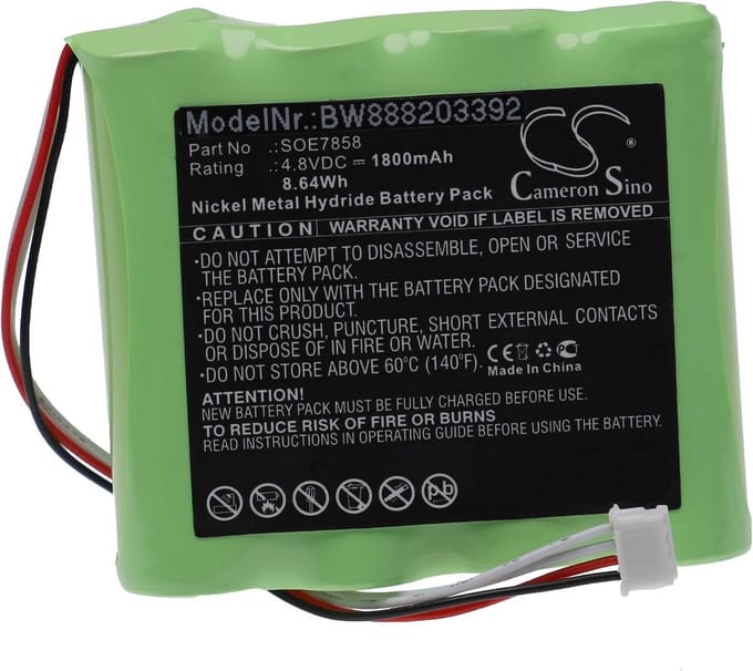 Vervangende Batterij 4.8V 1800mAh NiMH voor Dierweegschaal