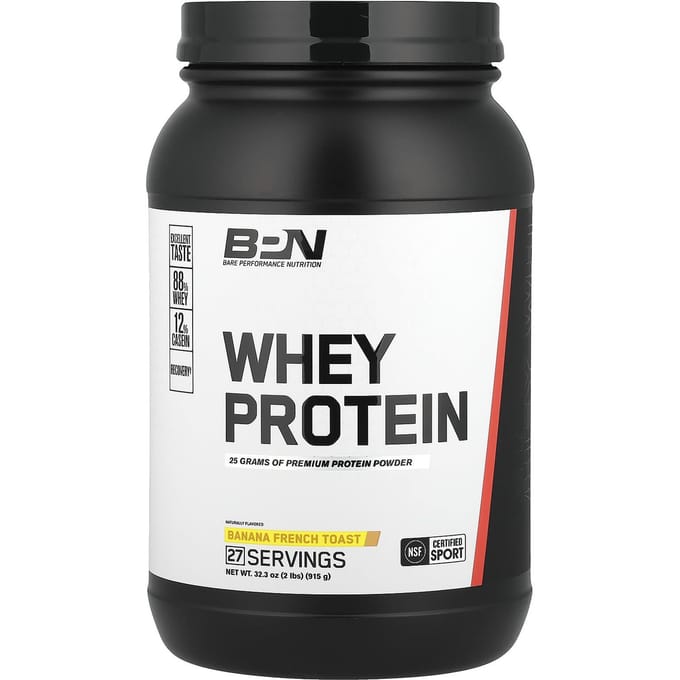 BPN, wei-eiwit, bananenwentelteefjes, 2 pond (915 g)